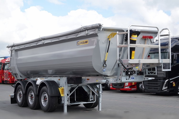 ZASŁAW Zasław WYWROTKA 26 m3 / FABRYCZNIE NOWA / STALOWA / RYNNA WANNA HP / OŚ  PODNOSZONA / SAF / 2025 ROK zdjęcie 1