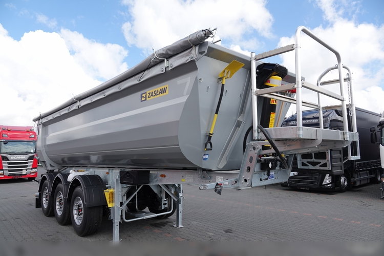 ZASŁAW Zasław WYWROTKA 26 m3 / FABRYCZNIE NOWA / STALOWA / RYNNA WANNA HP / OŚ  PODNOSZONA / SAF / 2025 ROK zdjęcie 2