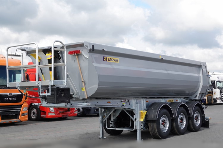 ZASŁAW Zasław WYWROTKA 26 m3 / FABRYCZNIE NOWA / STALOWA / RYNNA WANNA HP / OŚ  PODNOSZONA / SAF / 2025 ROK zdjęcie 3
