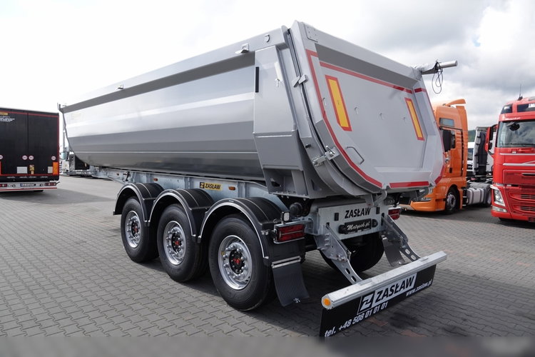 ZASŁAW Zasław WYWROTKA 26 m3 / FABRYCZNIE NOWA / STALOWA / RYNNA WANNA HP / OŚ  PODNOSZONA / SAF / 2025 ROK zdjęcie 5