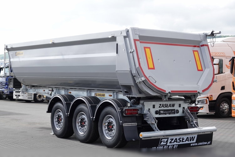 ZASŁAW Zasław WYWROTKA 26 m3 / FABRYCZNIE NOWA / STALOWA / RYNNA WANNA HP / OŚ  PODNOSZONA / SAF / 2025 ROK zdjęcie 6