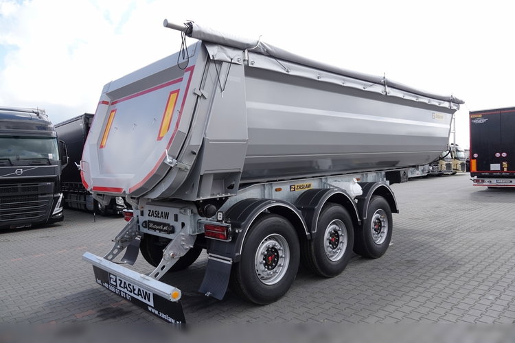 ZASŁAW Zasław WYWROTKA 26 m3 / FABRYCZNIE NOWA / STALOWA / RYNNA WANNA HP / OŚ  PODNOSZONA / SAF / 2025 ROK zdjęcie 7