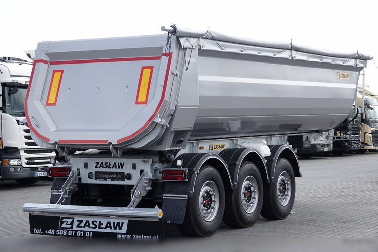 ZASŁAW Zasław WYWROTKA 26 m3 / FABRYCZNIE NOWA / STALOWA / RYNNA WANNA HP / OŚ  PODNOSZONA / SAF / 2025 ROK zdjęcie 8