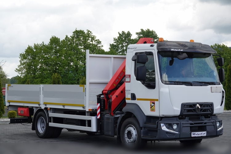 Renault D 210 /  4X2 / SKRZYNIOWY 5 M + HDS PALFINGER PK 8.501 SLD A / UDŹWIG 5 580G / STEROWANIE RADIOWE / ROTATOR / SPROWADZONY zdjęcie 10