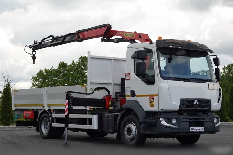Renault D 210 /  4X2 / SKRZYNIOWY 5 M + HDS PALFINGER PK 8.501 SLD A / UDŹWIG 5 580G / STEROWANIE RADIOWE / ROTATOR / SPROWADZONY zdjęcie 5
