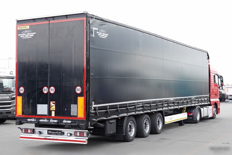 MAN TGX 18. 500 / XLX / LOW DECK / RETARDER / ZESTAW / WIELTON FIRANKA MEGA / OŚ PODNOSZONA / SAF / PO KONTRAKCIE SERWISOWYM zdjęcie 4