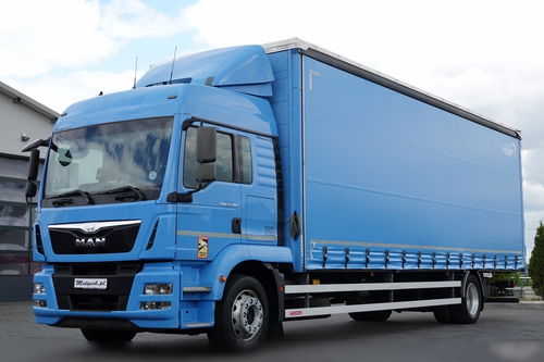 MAN TGM 18.290 / 6x2 / FIRANKA - 8,9 m / SOLÓWKA  / WECON / UAL / PO KONTRAKCIE SERWISOWYM / EURO 6