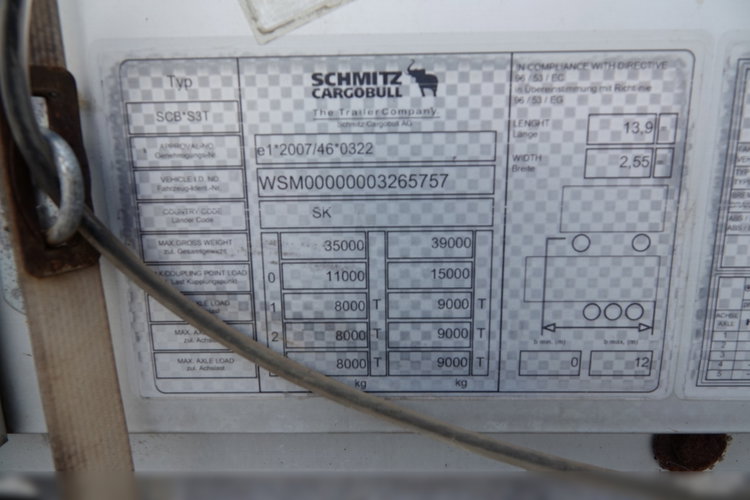 Schmitz FIRANKA / STANDARD / OŚ PODNOSZONA / SPROWADZONA  zdjęcie 25