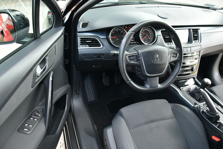 Peugeot 508 SW 1.6HDi 120KM 2017r. SALON alufelgi climatronic TEMPOMAT 150tkm zdjęcie 15