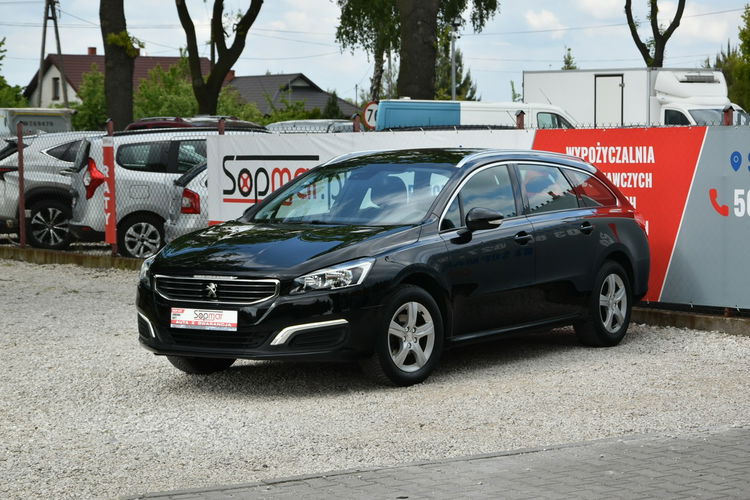 Peugeot 508 SW 1.6HDi 120KM 2017r. SALON alufelgi climatronic TEMPOMAT 150tkm zdjęcie 3