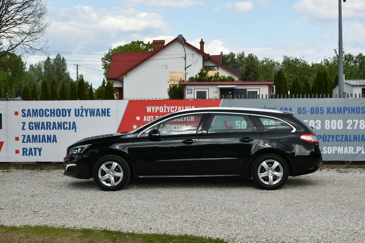 Peugeot 508 SW 1.6HDi 120KM 2017r. SALON alufelgi climatronic TEMPOMAT 150tkm zdjęcie 4