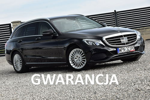 Mercedes C 350 E 300KM Navi Kamera Led Pół-Skóra Gwarancja