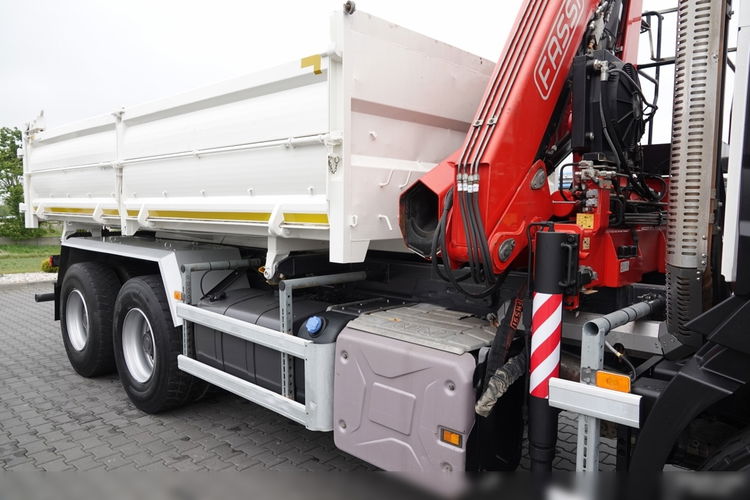 Renault C 380 / 6x4 / WYWROTKA 3 STRONNA  + HDS FASSI F135 / HYDROBURTA / EURO 6 / STEROWANIE RADIOWE / ROTATOR / BORDMATIC zdjęcie 25
