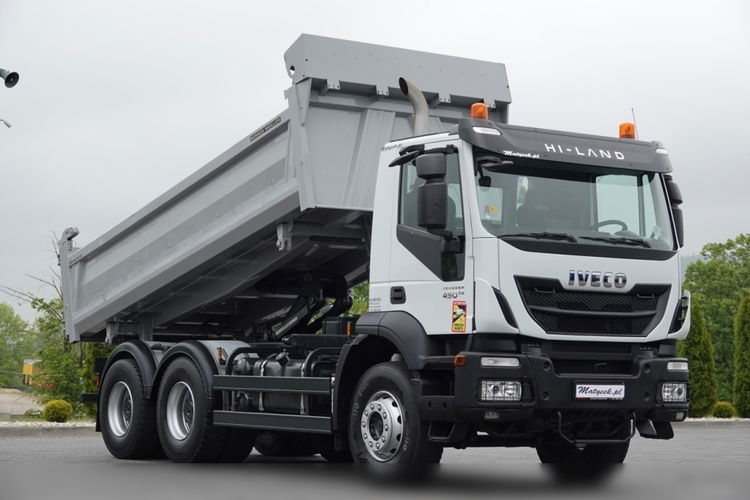 Iveco TRAKKER 450 / 6x4 / WYWROTKA / HYDROBURTA / BORDMATIC / EURO 6 / MEILLER KIPPER zdjęcie 5