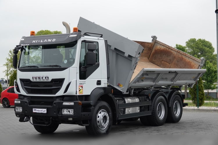Iveco TRAKKER 450 / 6x4 / WYWROTKA / HYDROBURTA / BORDMATIC / EURO 6 / MEILLER KIPPER zdjęcie 7