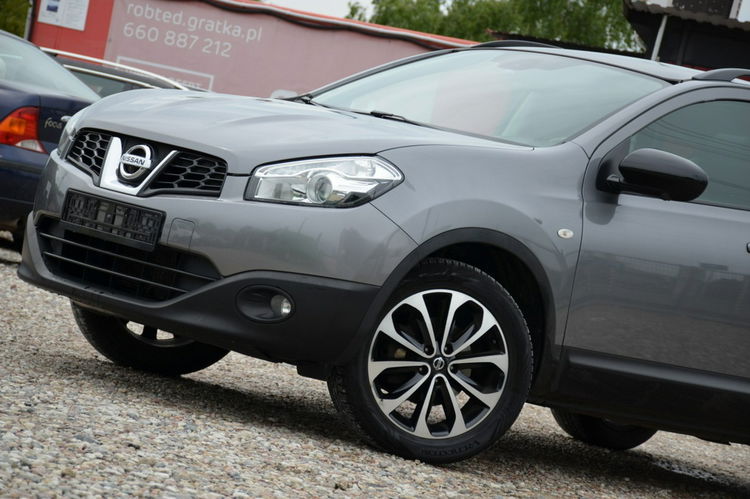 Nissan Qashqai Zarejestrowany 1.6i 120KM Lift Serwis Panorama Navi Kamera 360 Skóra zdjęcie 12
