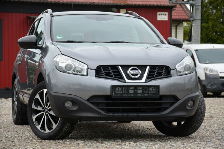 Nissan Qashqai Zarejestrowany 1.6i 120KM Lift Serwis Panorama Navi Kamera 360 Skóra zdjęcie 3