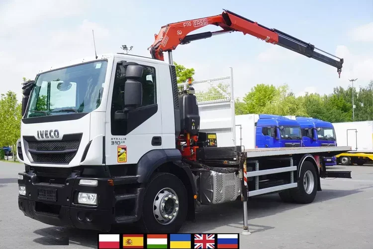 Iveco Stralis 310 E6 / HDS Fassi F110B / 630 MTH / udźwig 4t / 19t zdjęcie 1