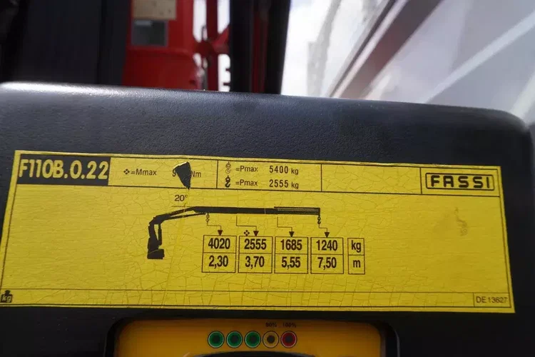 Iveco Stralis 310 E6 / HDS Fassi F110B / 630 MTH / udźwig 4t / 19t zdjęcie 16