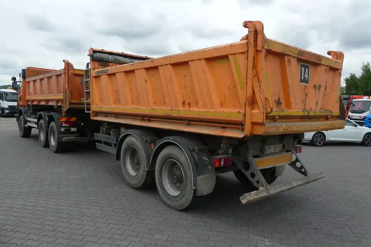 Scania G440 6x6 / 2x HYDROBURTA + MEILLER WYWROTKA / ZESTAW / zdjęcie 9