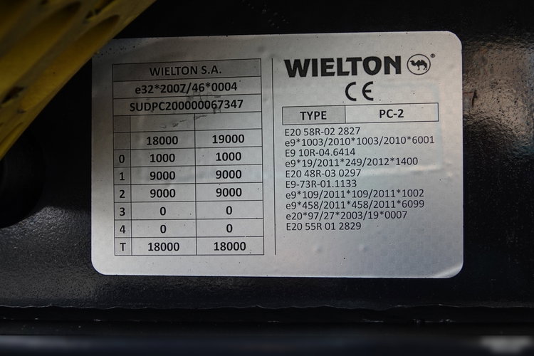 DAF XF 480 / ZESTAW TANDEM / 120 M3 / PRZEJAZDOWY / KLIMA POSTOJOWA / WIELTON /  2019 ROK / PO KONTRAKCIE SERWISOWYM zdjęcie 57