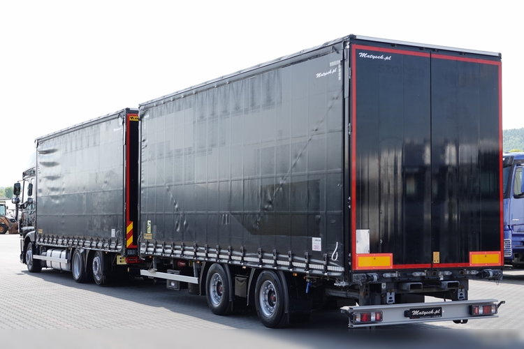 DAF XF 480 / ZESTAW TANDEM / 120 M3 / PRZEJAZDOWY / KLIMA POSTOJOWA / WIELTON /  2019 ROK / PO KONTRAKCIE SERWISOWYM zdjęcie 5