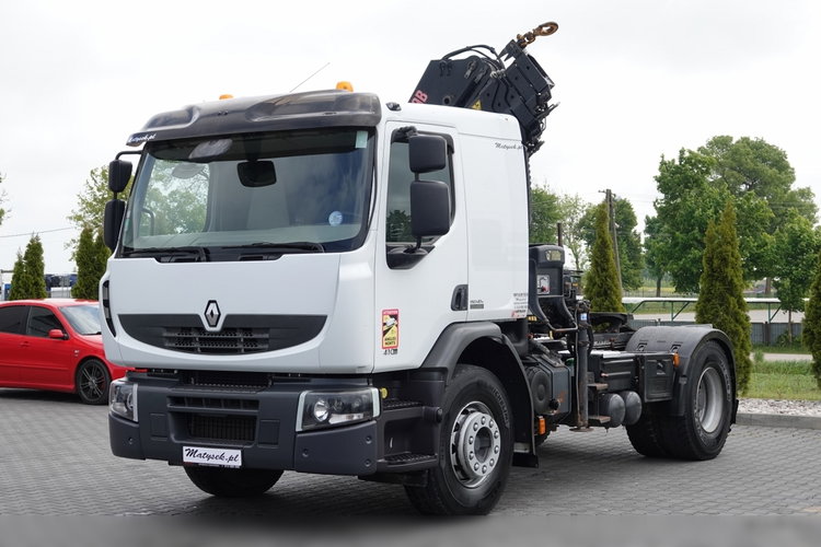 Renault PREMIUM LANDER 410 / HDS HIAB 166 E-4 / WYSIEG 12.6 m / MANUAL / STEROWANIE RADIOWE / CIĄGNIK SIODŁOWY zdjęcie 10