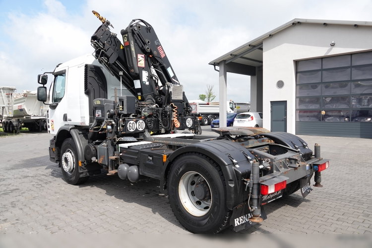 Renault PREMIUM LANDER 410 / HDS HIAB 166 E-4 / WYSIEG 12.6 m / MANUAL / STEROWANIE RADIOWE / CIĄGNIK SIODŁOWY zdjęcie 12