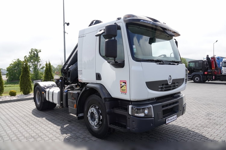 Renault PREMIUM LANDER 410 / HDS HIAB 166 E-4 / WYSIEG 12.6 m / MANUAL / STEROWANIE RADIOWE / CIĄGNIK SIODŁOWY zdjęcie 16
