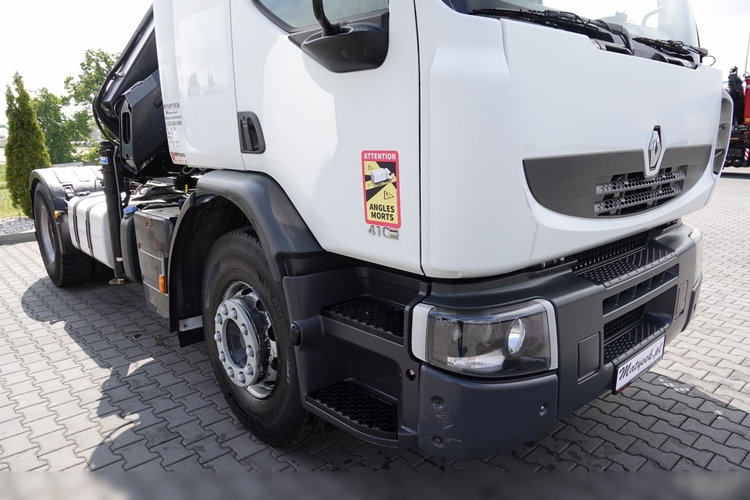 Renault PREMIUM LANDER 410 / HDS HIAB 166 E-4 / WYSIEG 12.6 m / MANUAL / STEROWANIE RADIOWE / CIĄGNIK SIODŁOWY zdjęcie 18