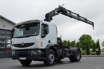 Renault PREMIUM LANDER 410 / HDS HIAB 166 E-4 / WYSIEG 12.6 m / MANUAL / STEROWANIE RADIOWE / CIĄGNIK SIODŁOWY