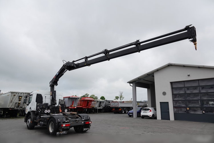 Renault PREMIUM LANDER 410 / HDS HIAB 166 E-4 / WYSIEG 12.6 m / MANUAL / STEROWANIE RADIOWE / CIĄGNIK SIODŁOWY zdjęcie 3
