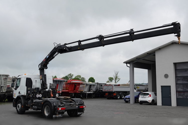 Renault PREMIUM LANDER 410 / HDS HIAB 166 E-4 / WYSIEG 12.6 m / MANUAL / STEROWANIE RADIOWE / CIĄGNIK SIODŁOWY zdjęcie 4