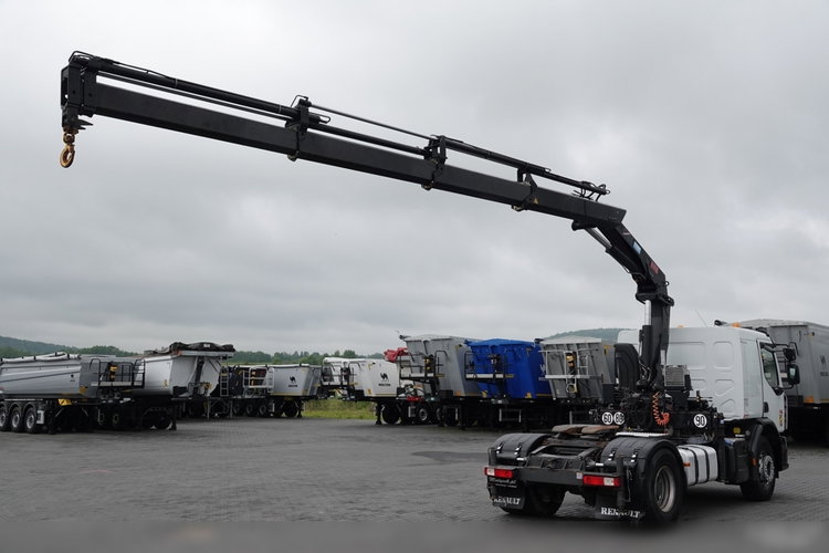 Renault PREMIUM LANDER 410 / HDS HIAB 166 E-4 / WYSIEG 12.6 m / MANUAL / STEROWANIE RADIOWE / CIĄGNIK SIODŁOWY zdjęcie 6