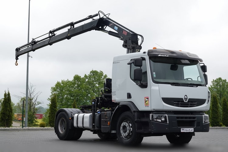 Renault PREMIUM LANDER 410 / HDS HIAB 166 E-4 / WYSIEG 12.6 m / MANUAL / STEROWANIE RADIOWE / CIĄGNIK SIODŁOWY zdjęcie 8