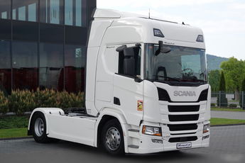 Scania R 450 / KLIMA POSTOJOWA / RETARDER / OPONY 100%  / PO KONTRAKCIE SERWISOWYM