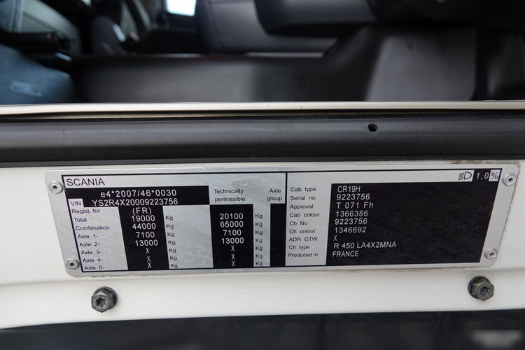 Scania R 450 / RETARDER / OPONY 100% / PO KONTRAKCIE SERWISOWYM zdjęcie 36