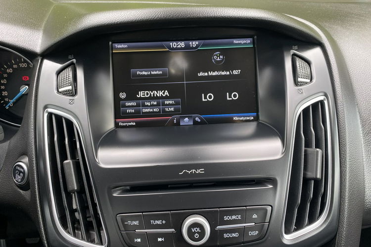 Ford Focus LEDY+El. Fatel+Podgrzew. fotel+Nawigacja+Czuj. Parkowania+Półskóry zdjęcie 27