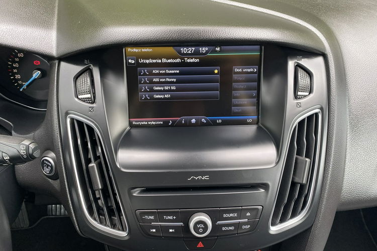 Ford Focus LEDY+El. Fatel+Podgrzew. fotel+Nawigacja+Czuj. Parkowania+Półskóry zdjęcie 32