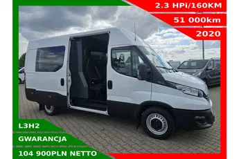 Iveco 35s16 L3H2 104900zł NETTO Brygadówka 6-cio osobowa 2.3HPi/160KM