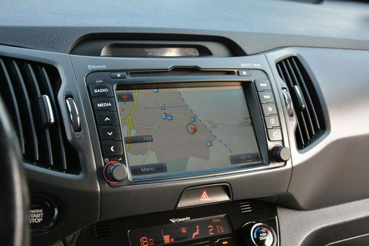 Sportage 2.0MPI(163KM) Skóry bi-Xenon Ledy Duża Navi Kamera Keyless go ASO Kia zdjęcie 26