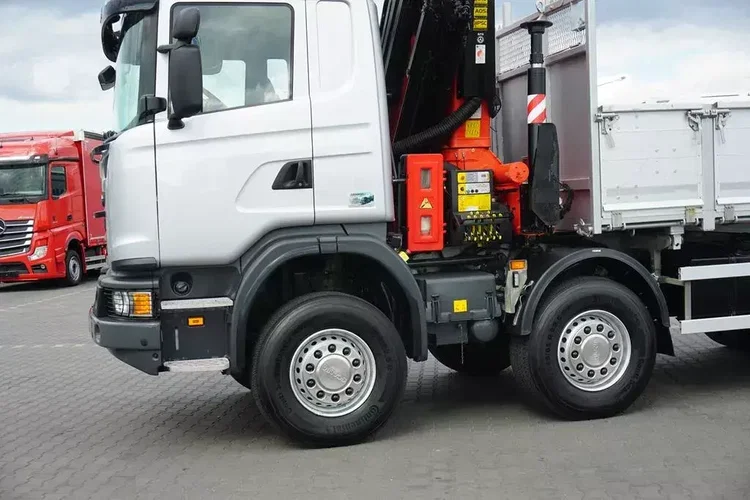 Scania G 400 / E 5 / 8 X 4 / 4 x 4 / WYWROTKA + HDS / TRIDEM / PALFINGER PK 26002 / MANUAL zdjęcie 18