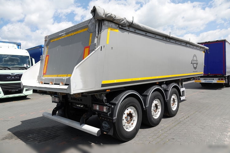 BODEX WYWROTKA 25 m3 / ALUMINIOWA / 2X  OŚ PODNOSZONA / ALUFELGI / 5 300 KG / zdjęcie 7