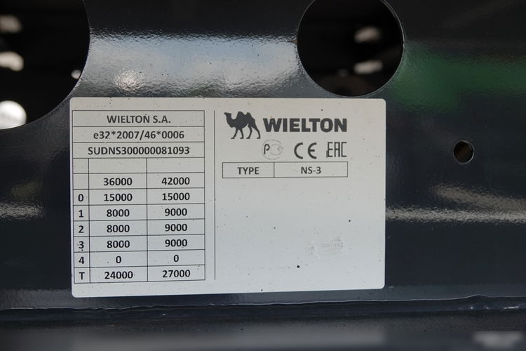 Wielton / FIRANKA / MEGA / LOWDECK / OŚ PODNOSZONA / DACH PODNOSZONY / SAF / 2019 ROK zdjęcie 24