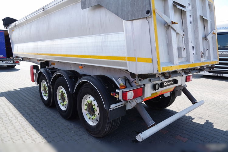 BENALU WYWROTKA / 23 m3 / ALUMINIOWA  HYDROKLAPA / OŚ PODNOSZONA / WAGA: 5 200 KG /  ALUFELGI / SPROWADZONA zdjęcie 11