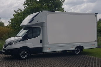 Iveco Daily KONTENER NISKOPODŁOGOWY 4.43x2.23x2.42 SKLEP BAR FOODTRUCK KAMPER AC