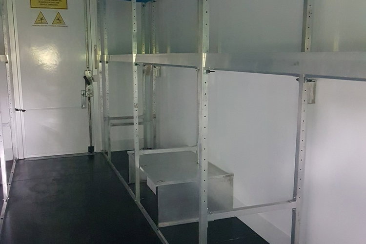 Iveco Daily KONTENER NISKOPODŁOGOWY 4.43x2.23x2.42 SKLEP BAR FOODTRUCK KAMPER AC zdjęcie 18