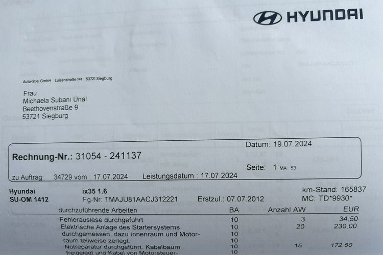 Hyundai ix35 Super stan tylko 167 tyś km zdjęcie 27
