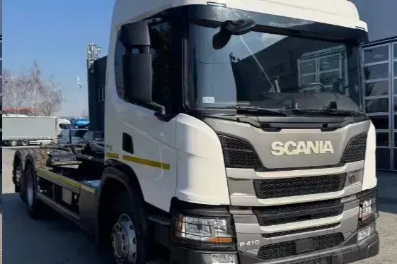 Scania P410 B6X2 4NA Hakowiec HIAB Multilift 21t / 150 tys.km zdjęcie 2