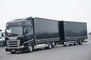 Scania R 410 / LNG / ACC / EURO 6 / ZESTAW PRZEJAZDOWY 120 M3 / RETARDER
